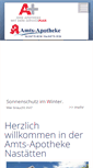 Mobile Screenshot of amts-apotheke-nastaetten.de
